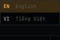 Language menu