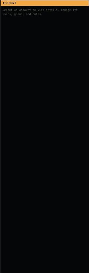 Operation account detail