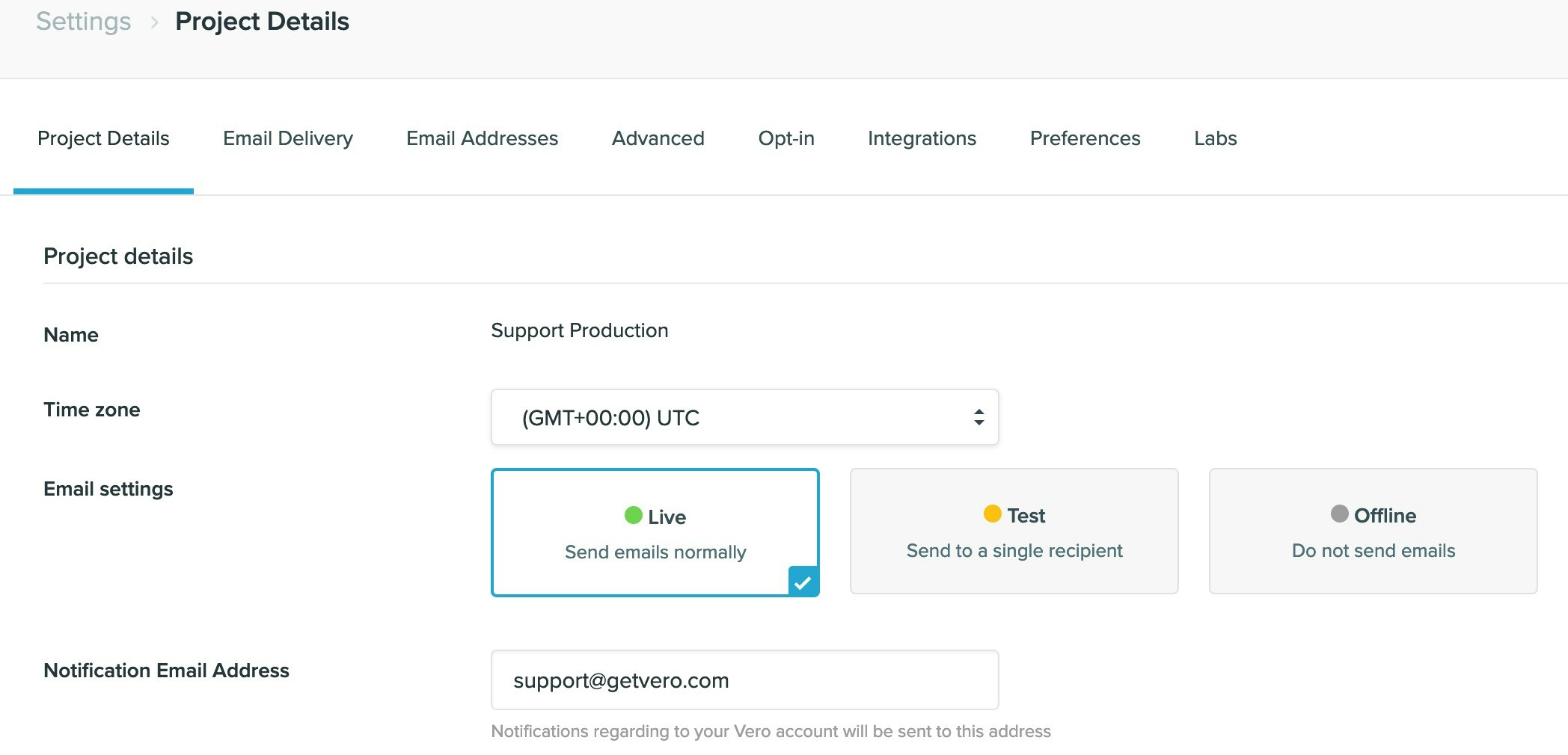 vero.settings.project