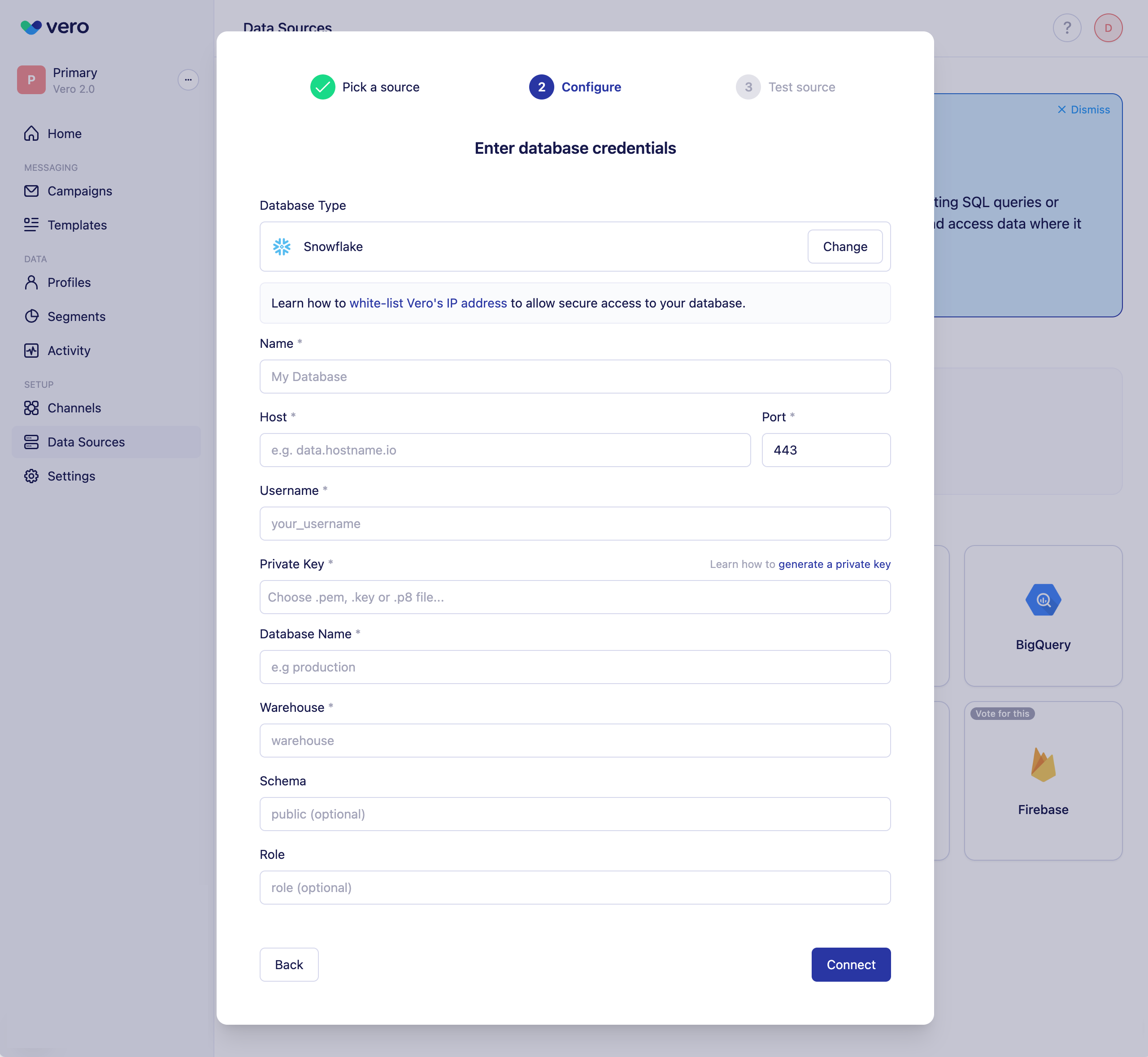Snowflake Configuration