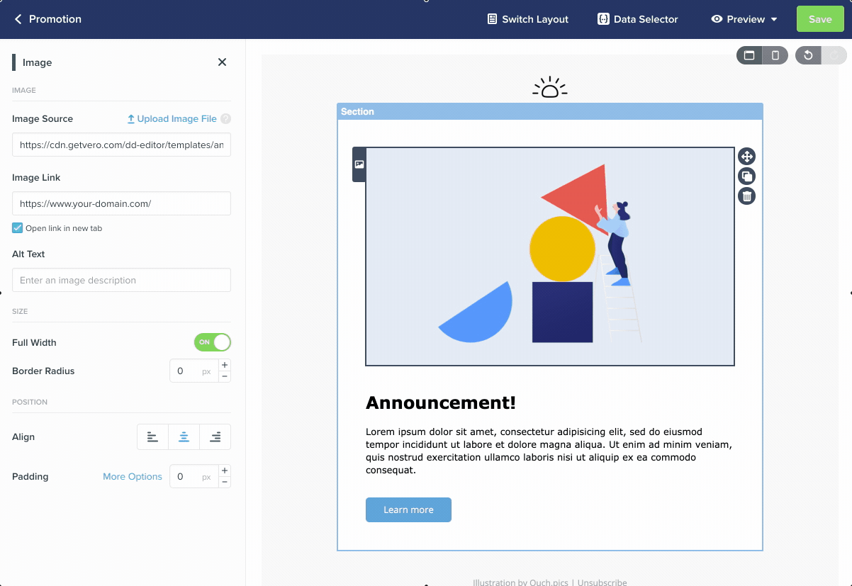 vero.drag-and-drop.image