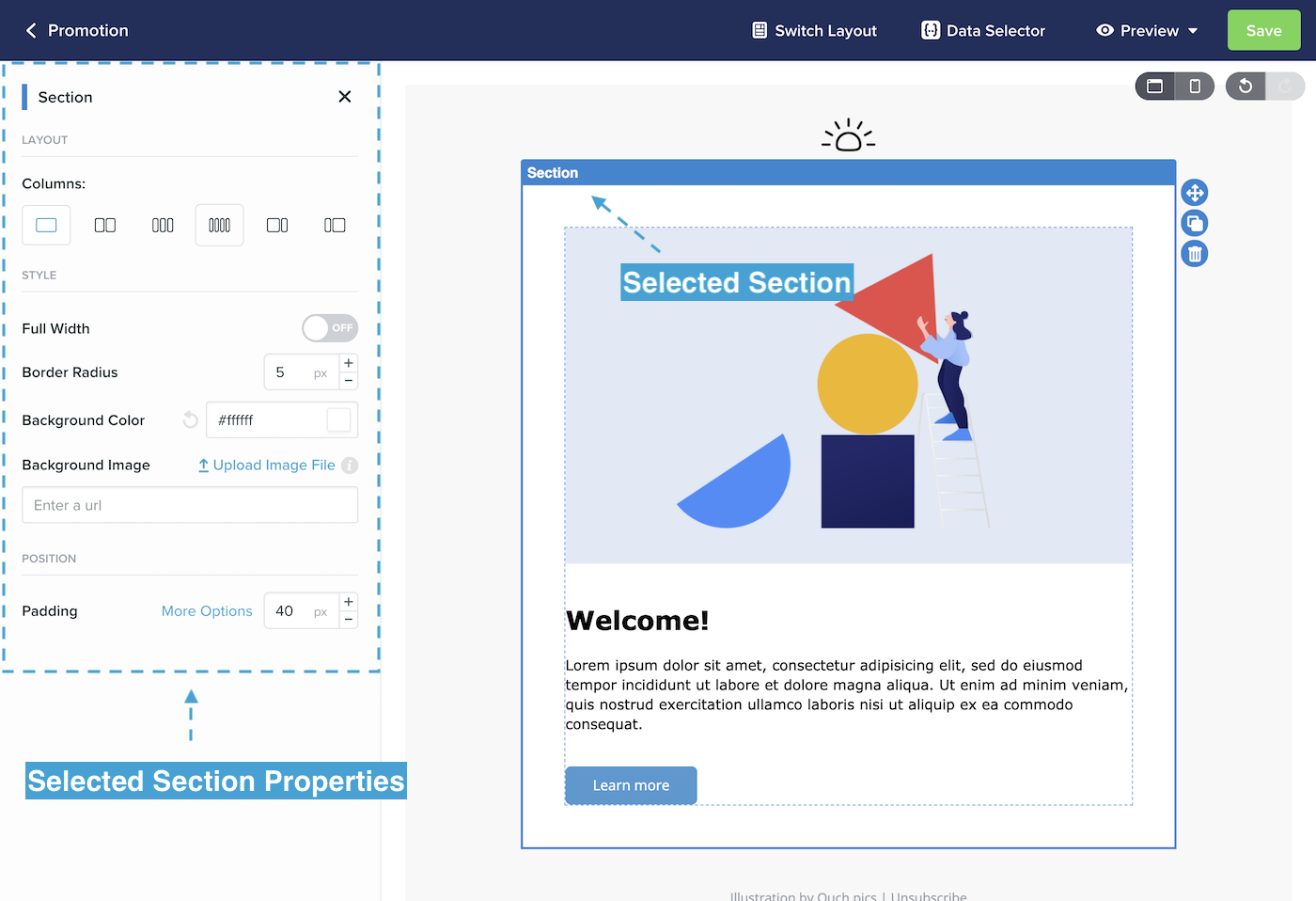 vero.drag-and-drop.section