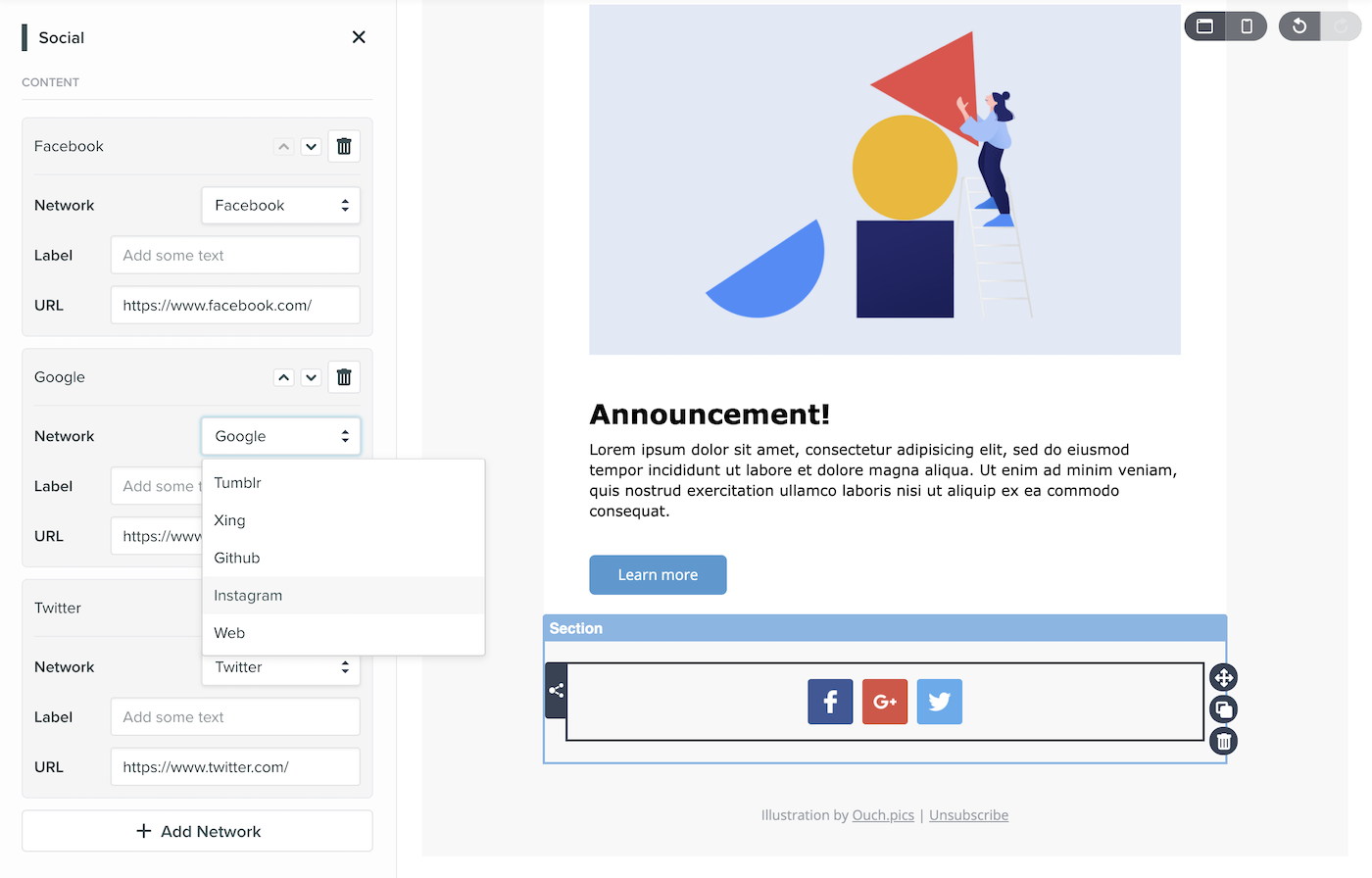 vero.drag-and-drop.social