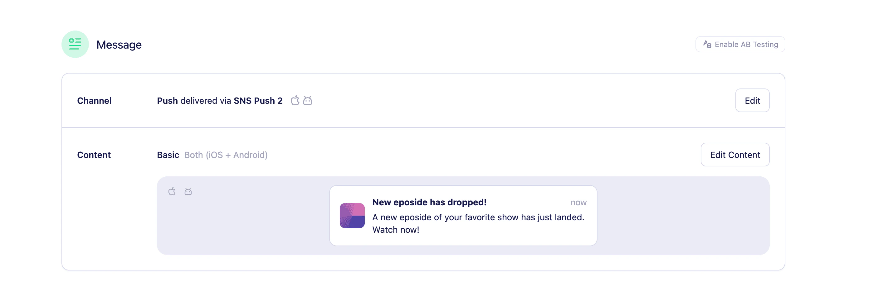 Push summary
