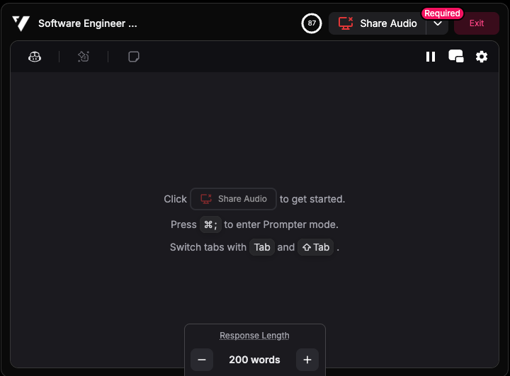 Response length control