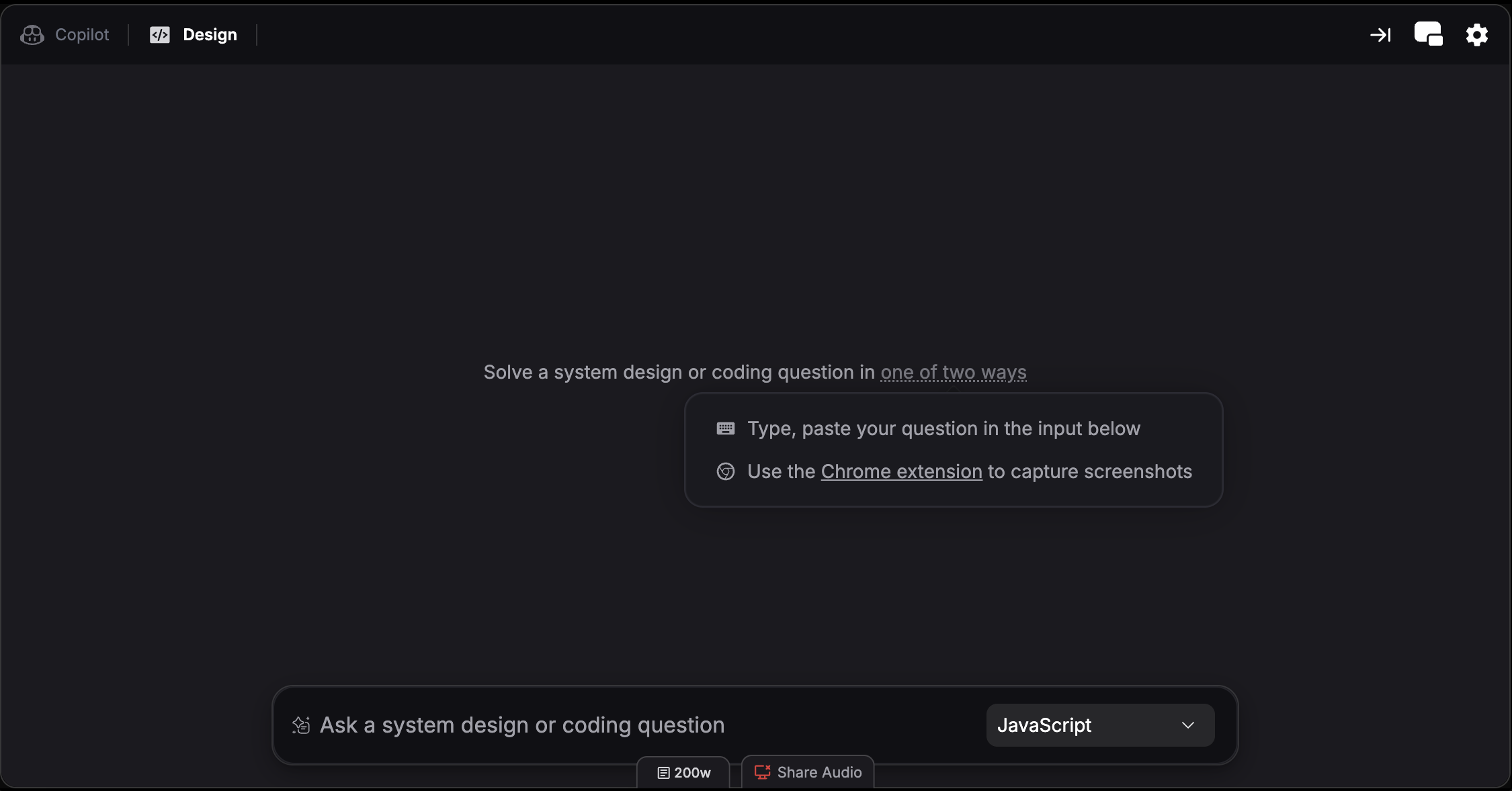 System design interview starter