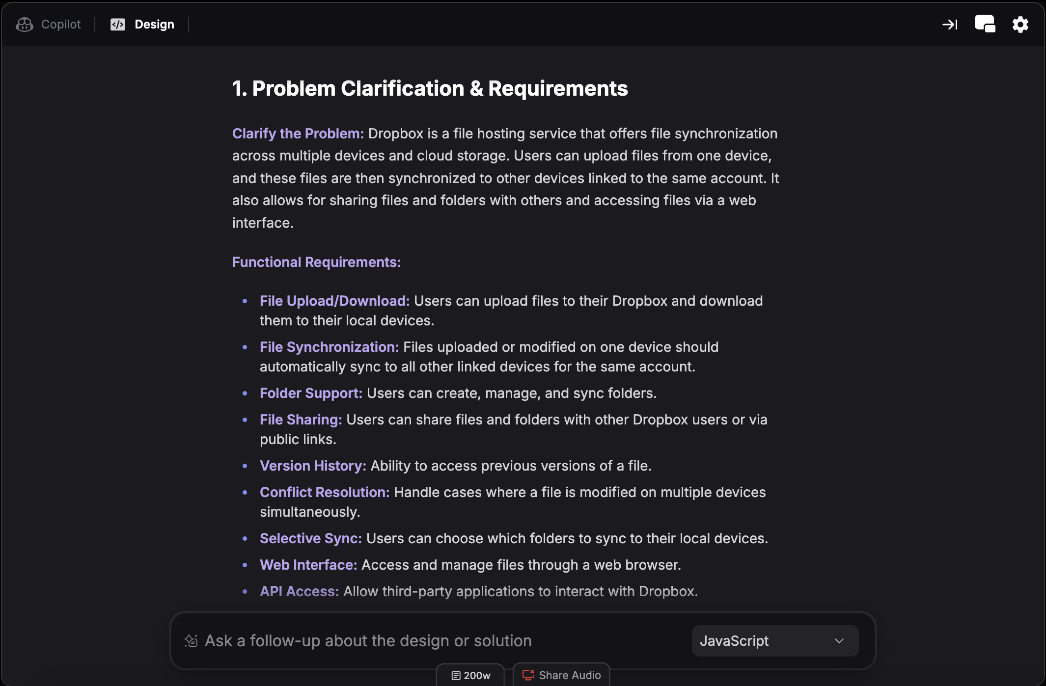 System design interview overview