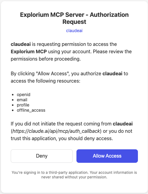 MCP Access Permission