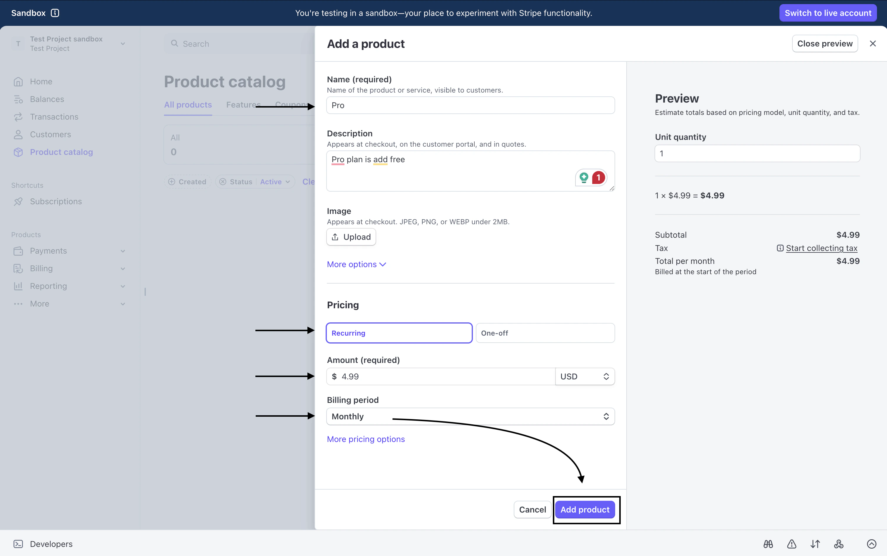 Add Product