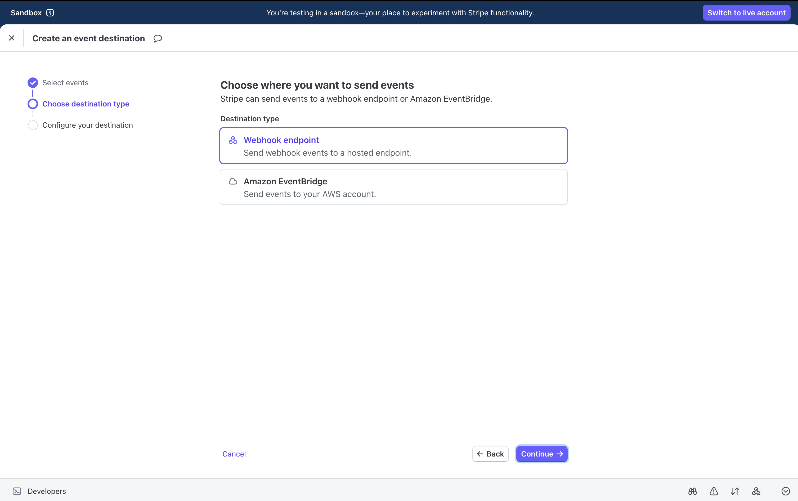 Webhook Step 5