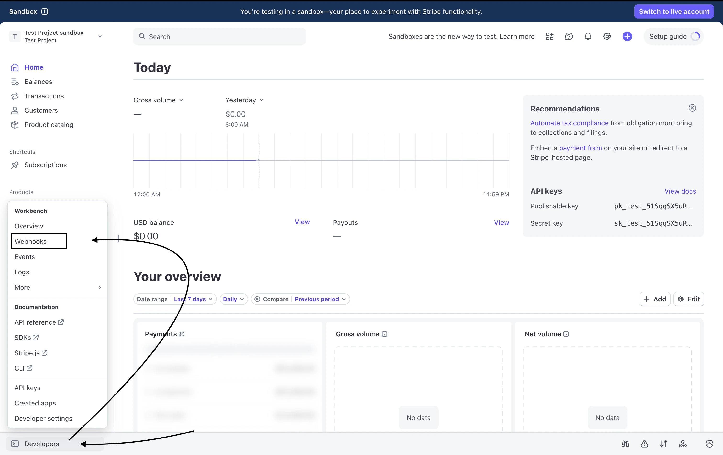 Webhook Step 1