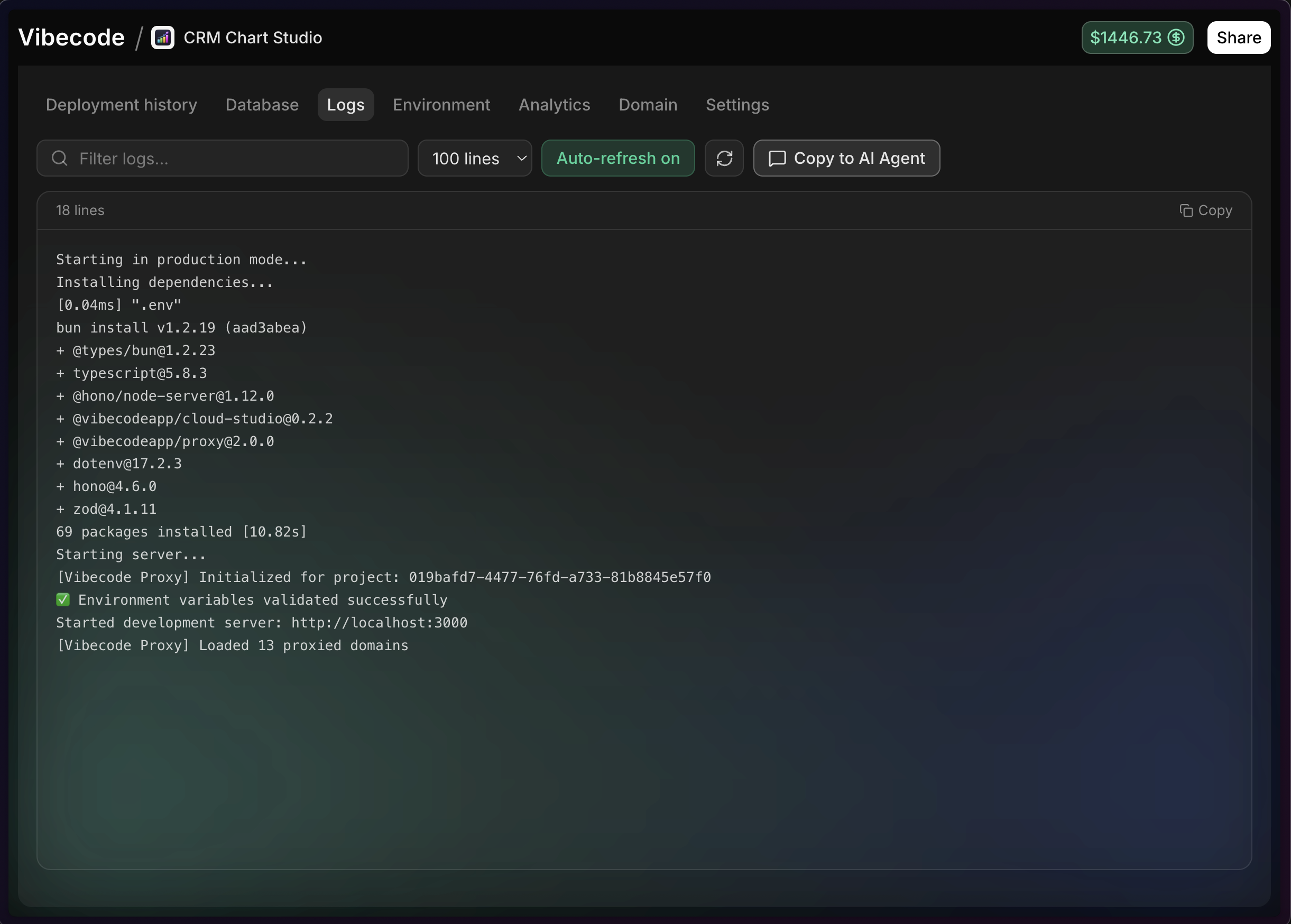 Deploying Your App - Vibecode Docs