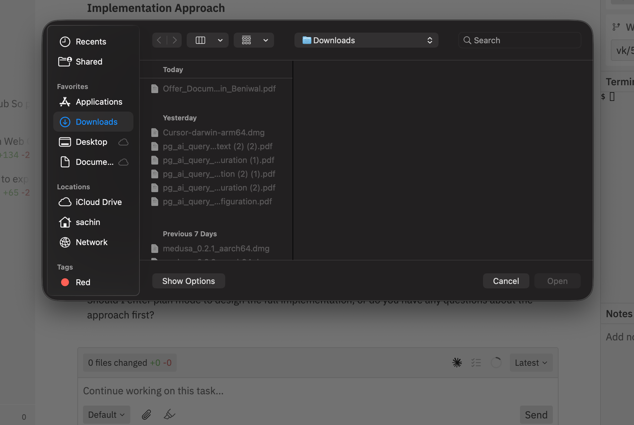 Chat Interface - Vibe Kanban