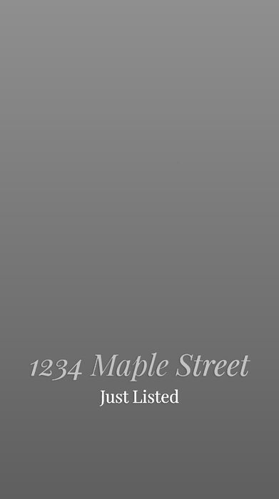 Gold Italic Serif intro template preview (portrait)