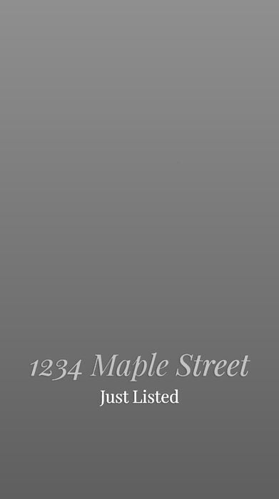 Gold Italic Serif intro template preview (portrait)