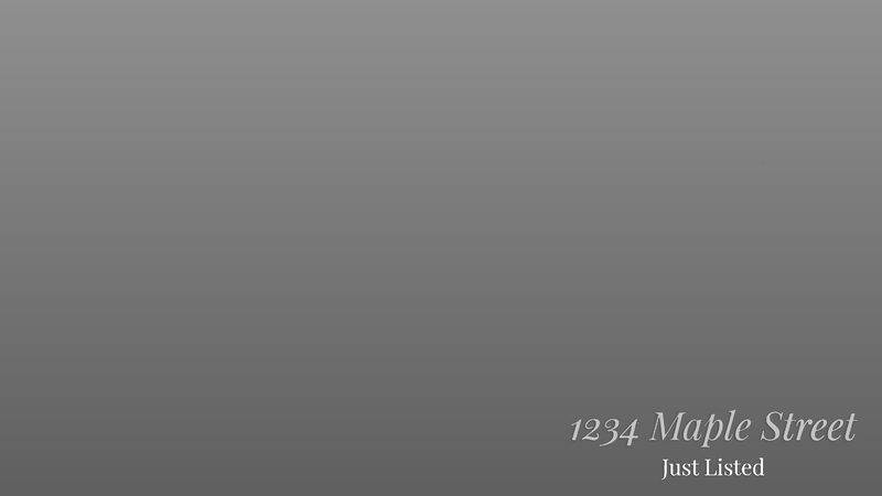 Gold Italic Serif intro template preview