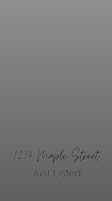 Navy Script intro template preview (portrait)