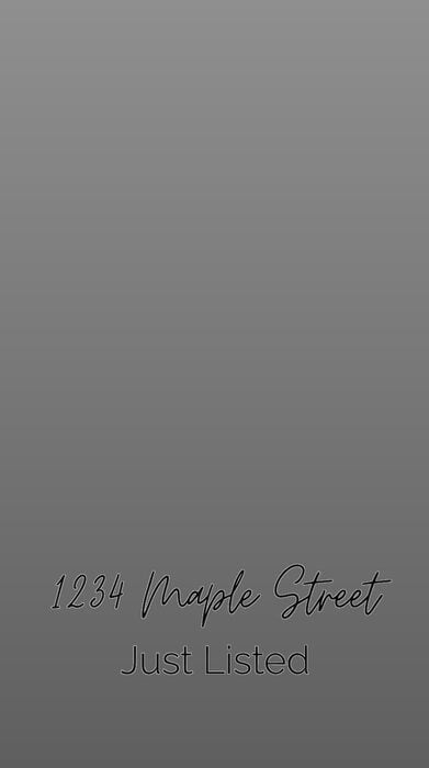Navy Script intro template preview (portrait)
