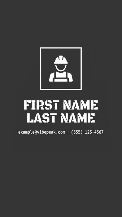 Charcoal Split outro template preview (portrait)