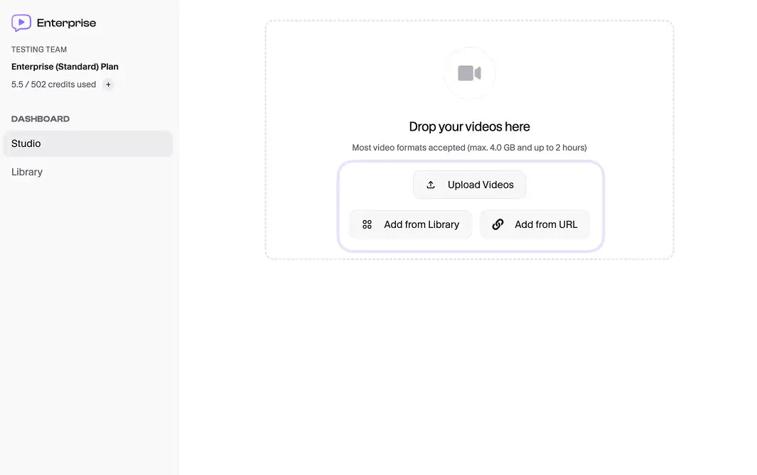 Upload your video