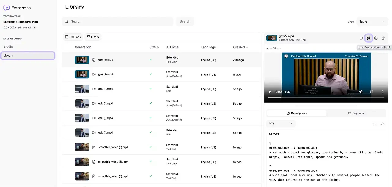 Accessing the Edit tab