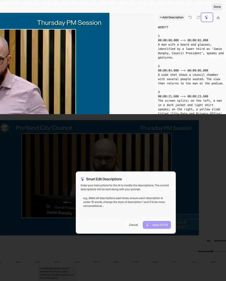 Using AI-Powered Smart Edit