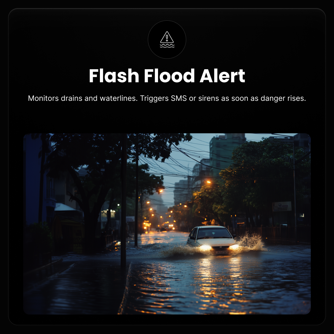 Real-time flash flood detection example - Click to open notebook