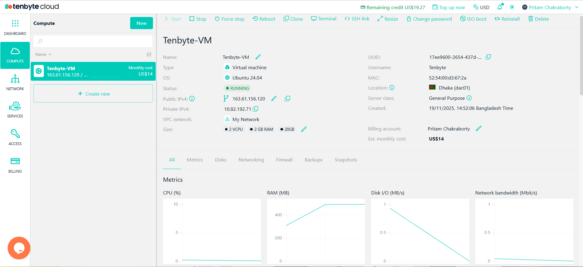 View Your Created Virtual Machine