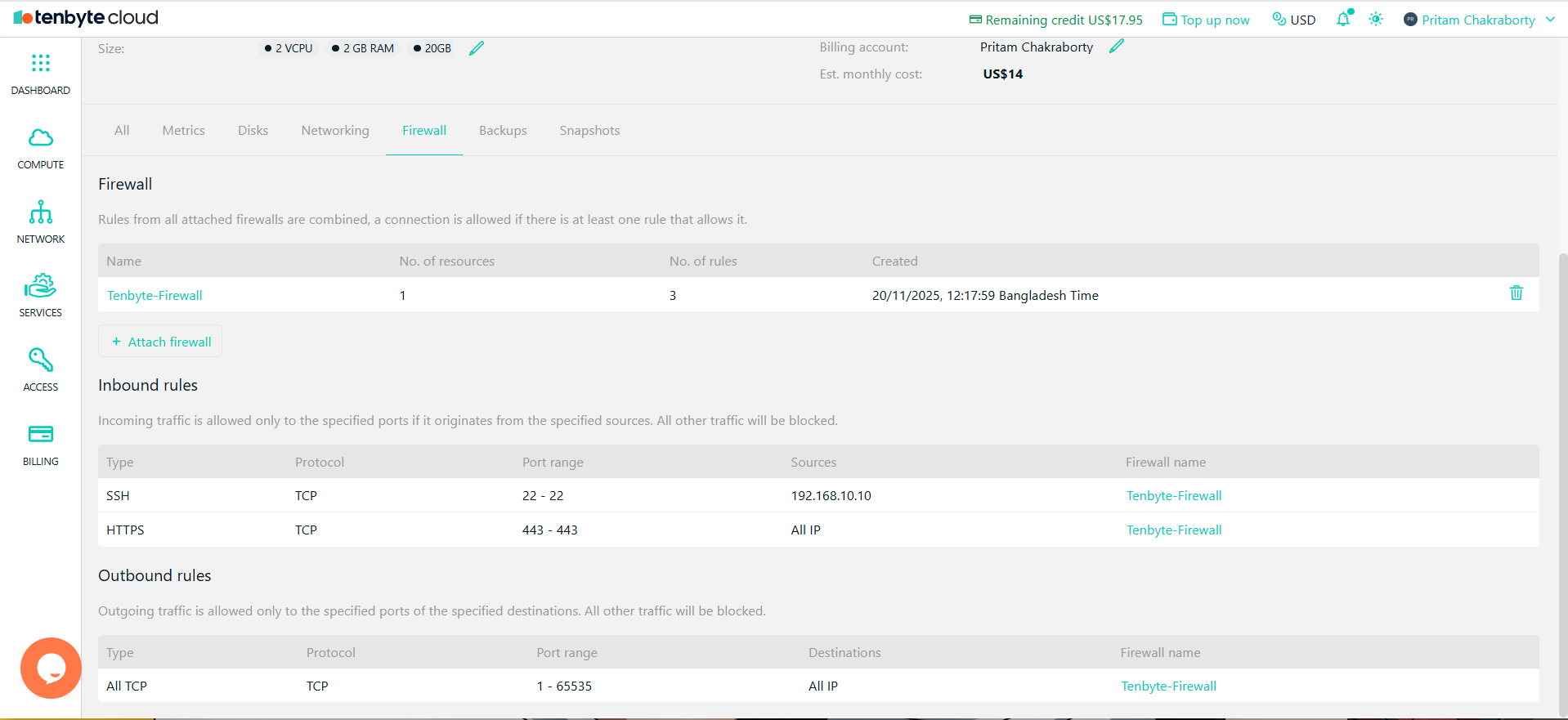 Configure Firewall Settings