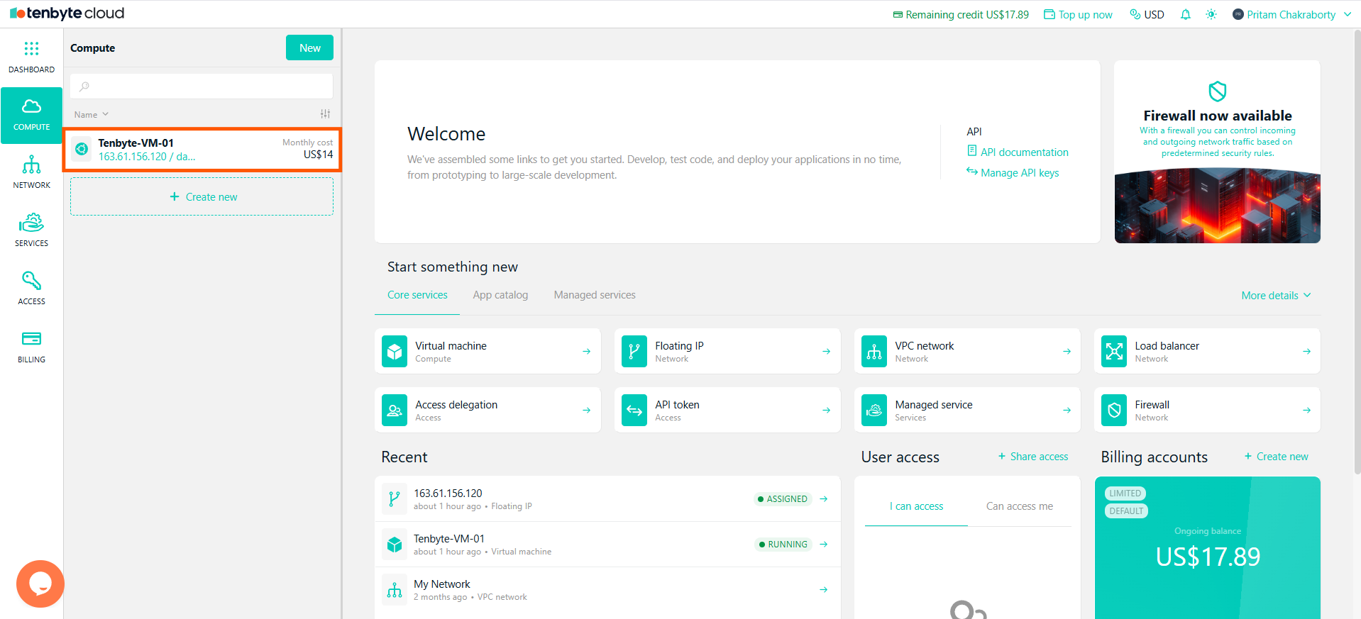 Access the Metrics Tab