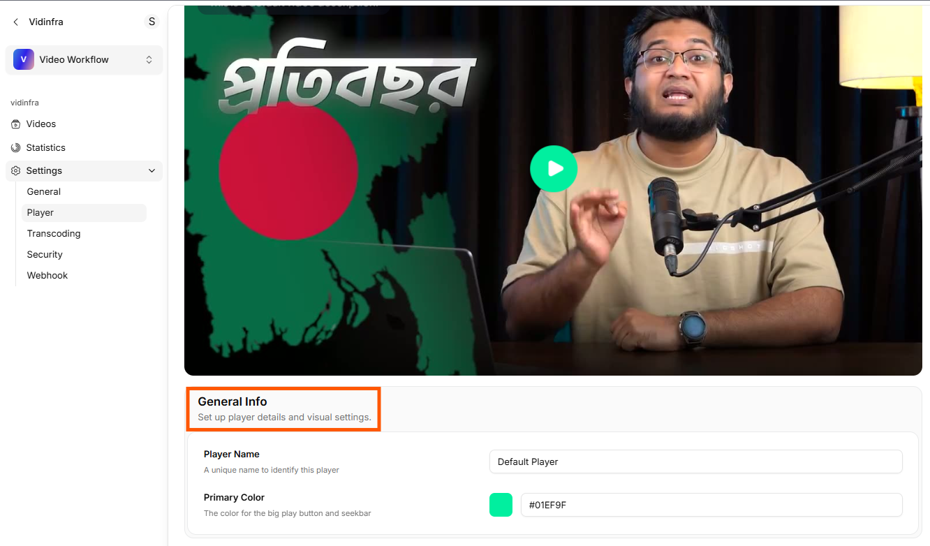 Player Configurations