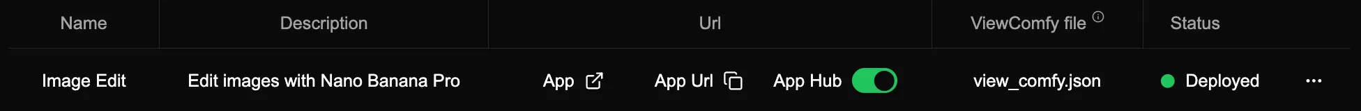 add an app to the hub