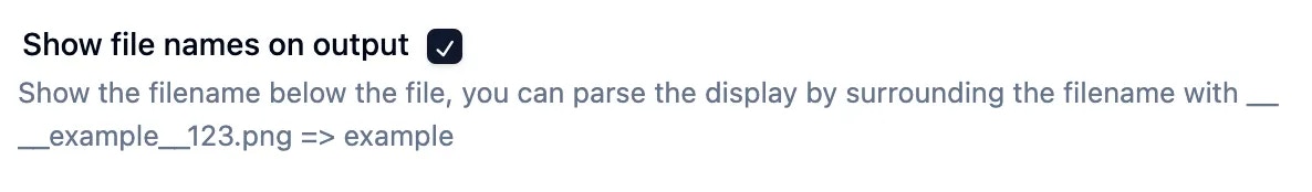 ViewComfy show filename output