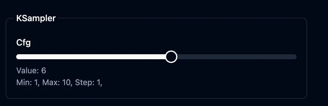 ViewComfy slider input