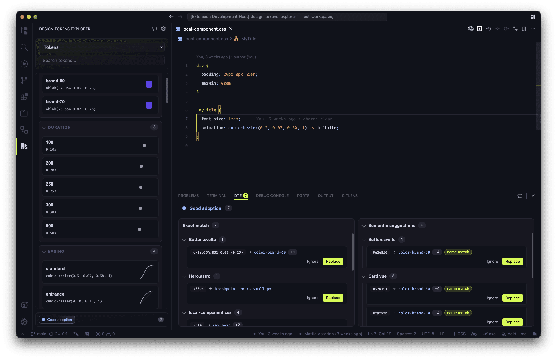 Dte Design Tokens Explorer