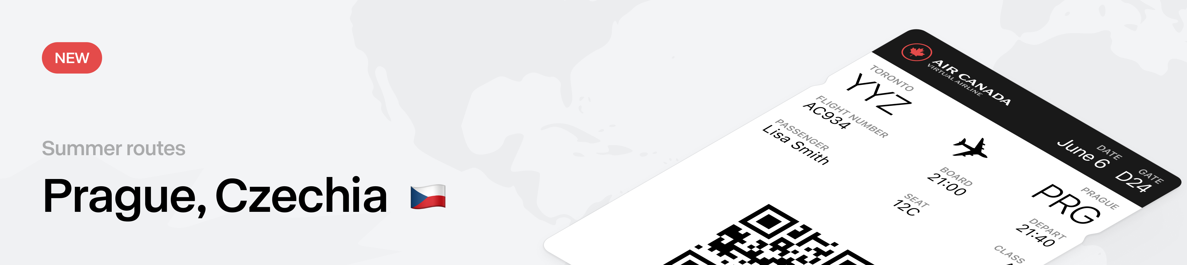 Virtual Air Canada Route