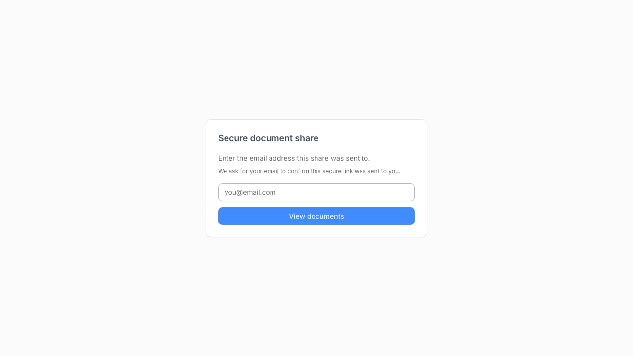 Public document-share view for a selected set of case files.
