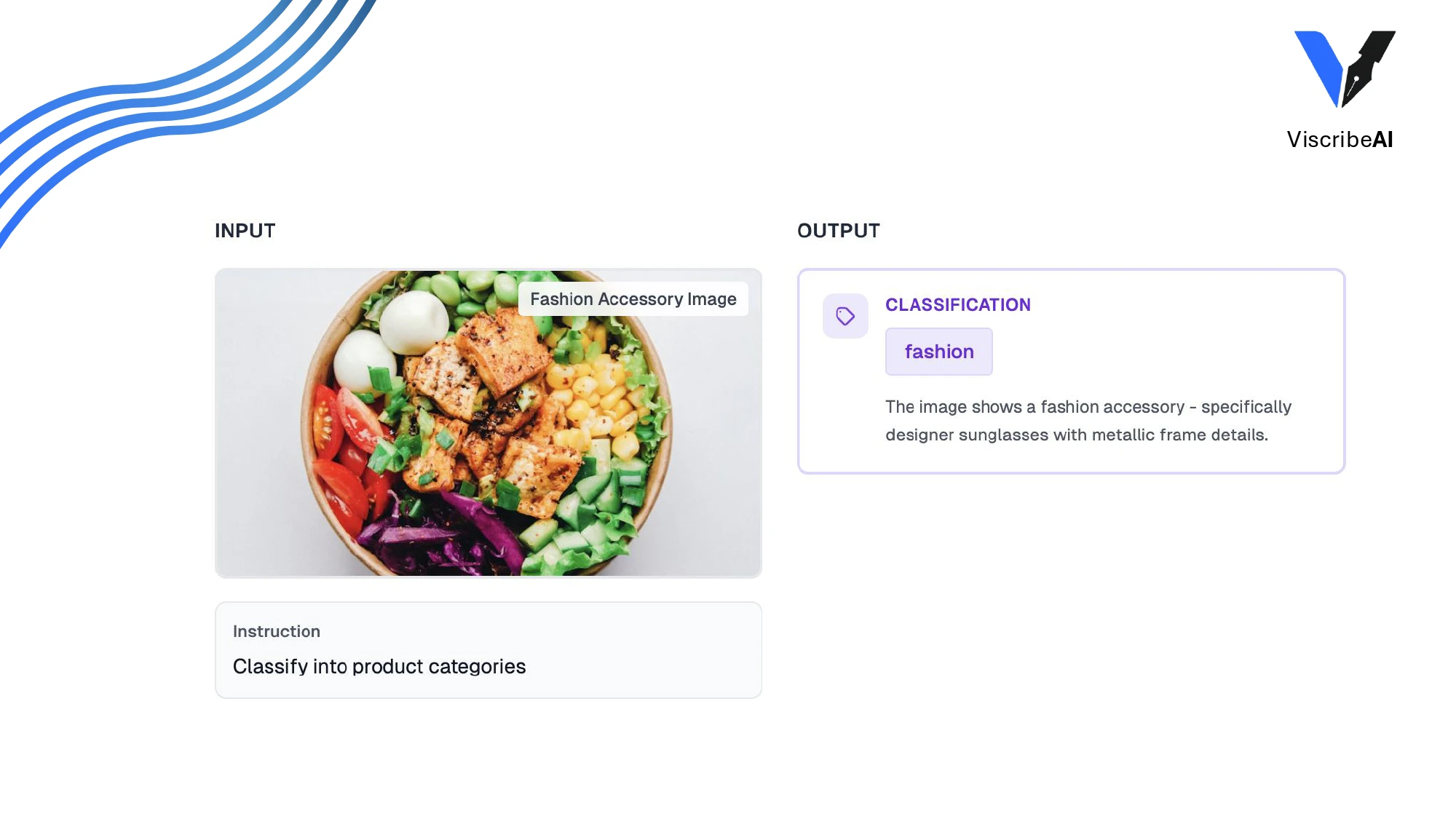 Classify Feature - Classify images into predefined categories