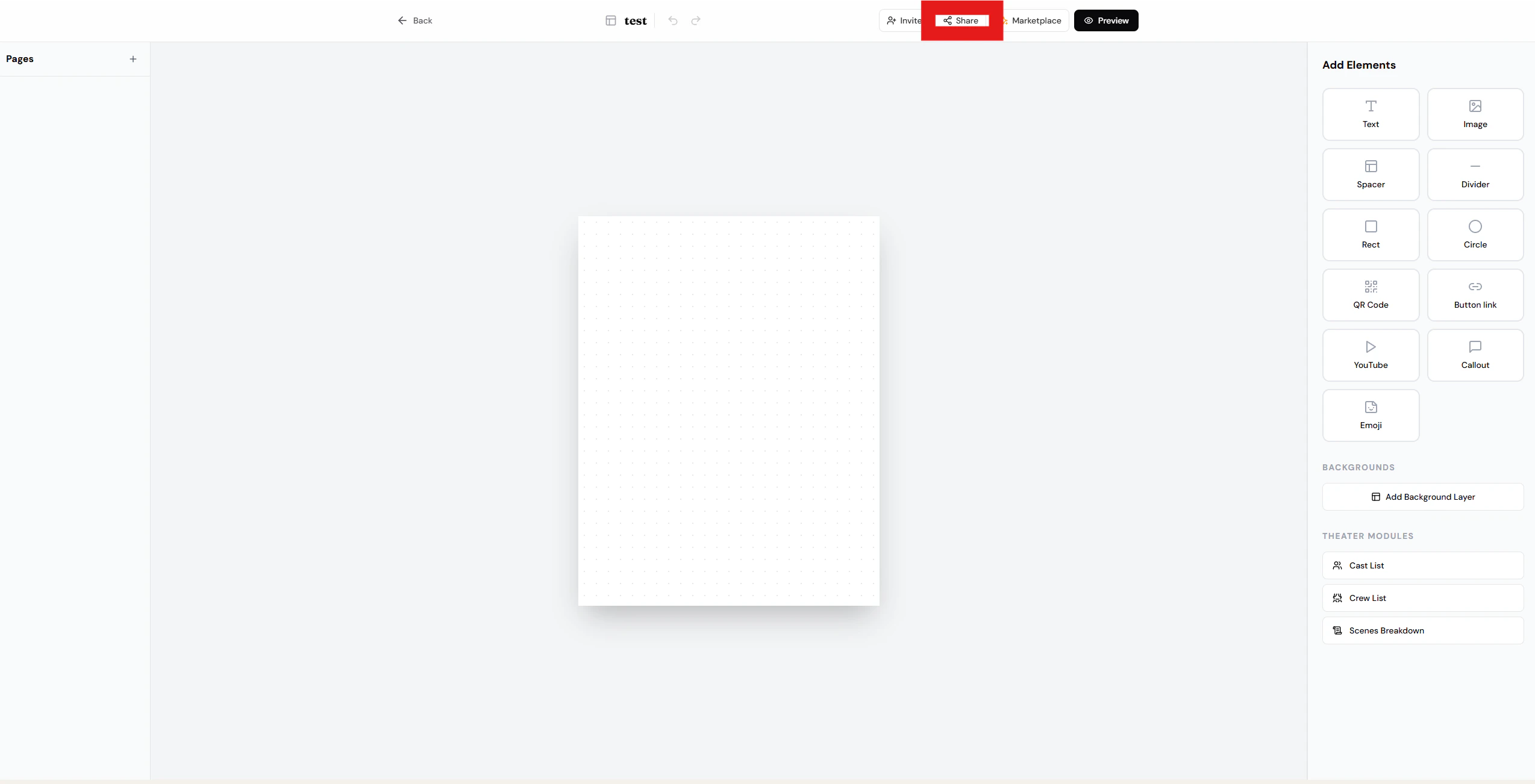 Share button