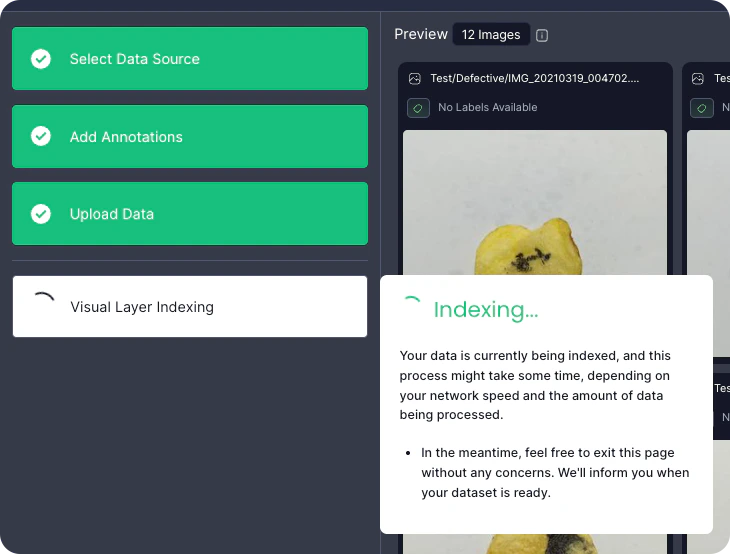 Indexing Started