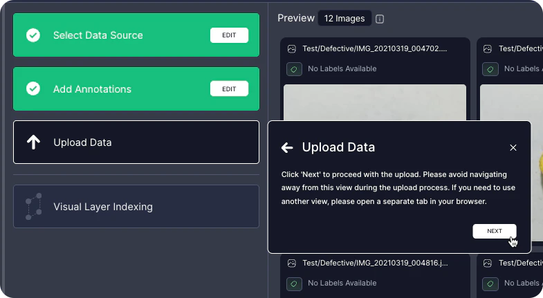 Upload and Index