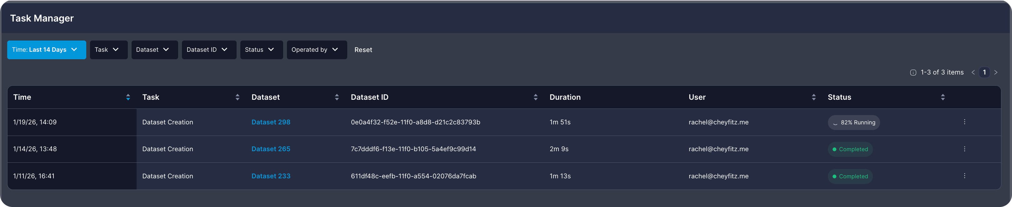 Task Manager Interface