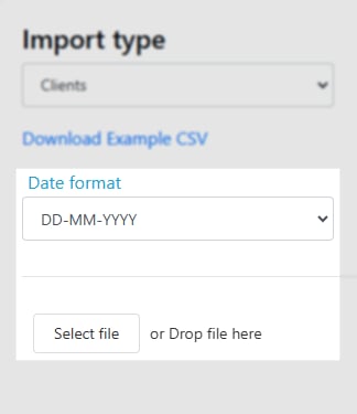 Date format and file upload