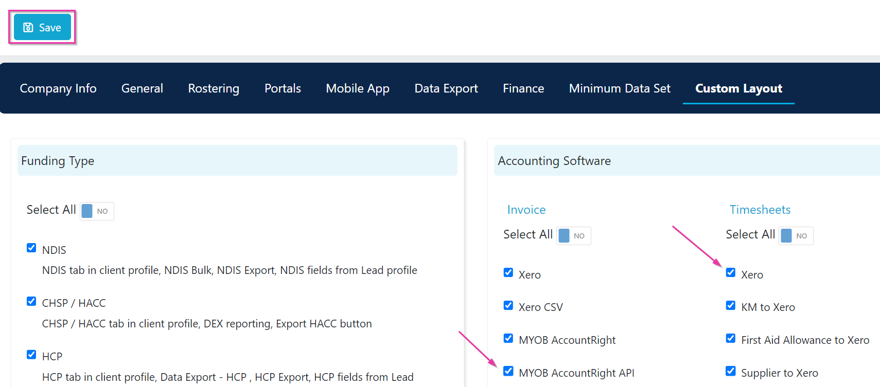 Accounting software selection