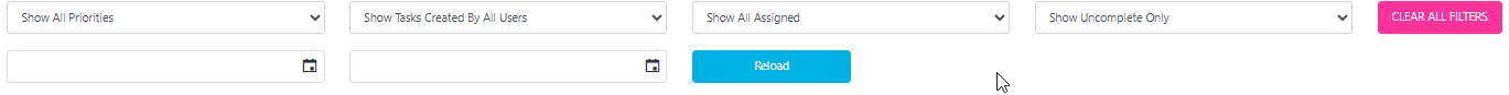 Task filters