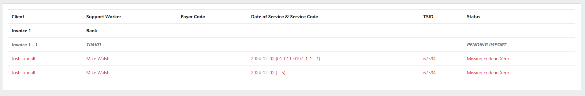 Kilometre settings for Xero