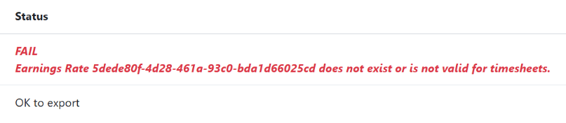 Pay item configuration in Xero