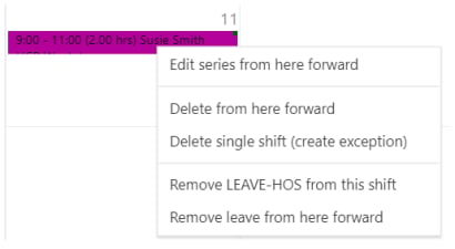 Review leave