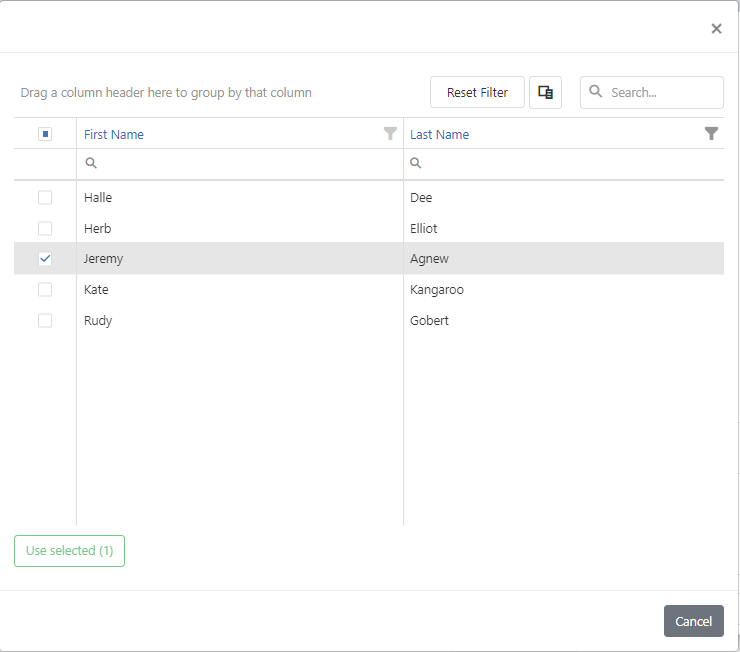 Select workers and clients