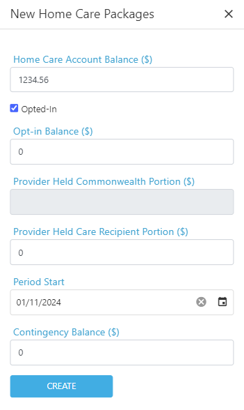 New HCP statement pop-up